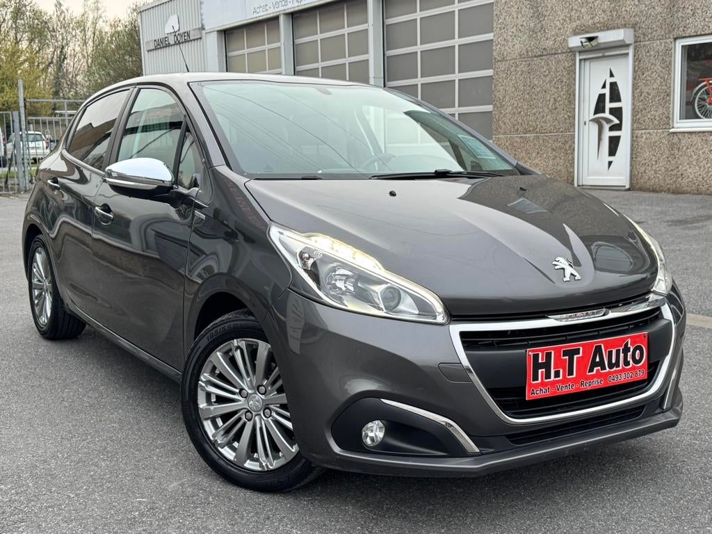 Peugeot 208 1.2i ess/airco/gps/garantie/euro6b!!, Autos, Argent ou Gris, Achat, Euro 6, Entreprise