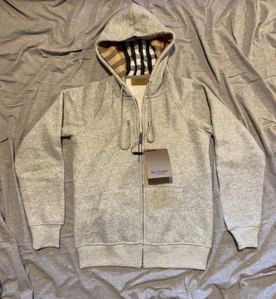 Burberry trui, Verzenden, Zo goed als nieuw, Maat 46 (S) of kleiner, Grijs