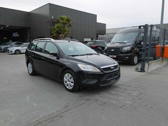 Ford Focus Break 2.0 TDCi 110pk Automaat Trend '09 316000km, Auto's, 188 g/km, Zwart, 108 pk, Lederen bekleding