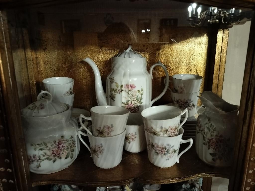 service à café porcelaine, Ophalen