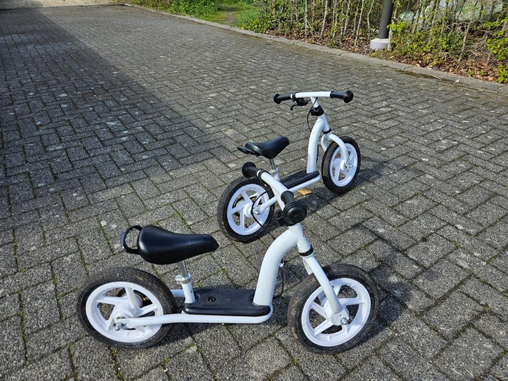 2 loopfietsen, Ophalen, Zo goed als nieuw, Loopfiets