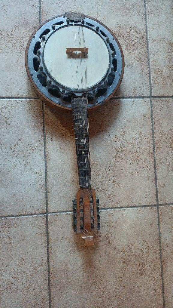 Oude banjo, Muziek en Instrumenten, Snaarinstrumenten | Banjo's, Ophalen, Gebruikt, Overige typen