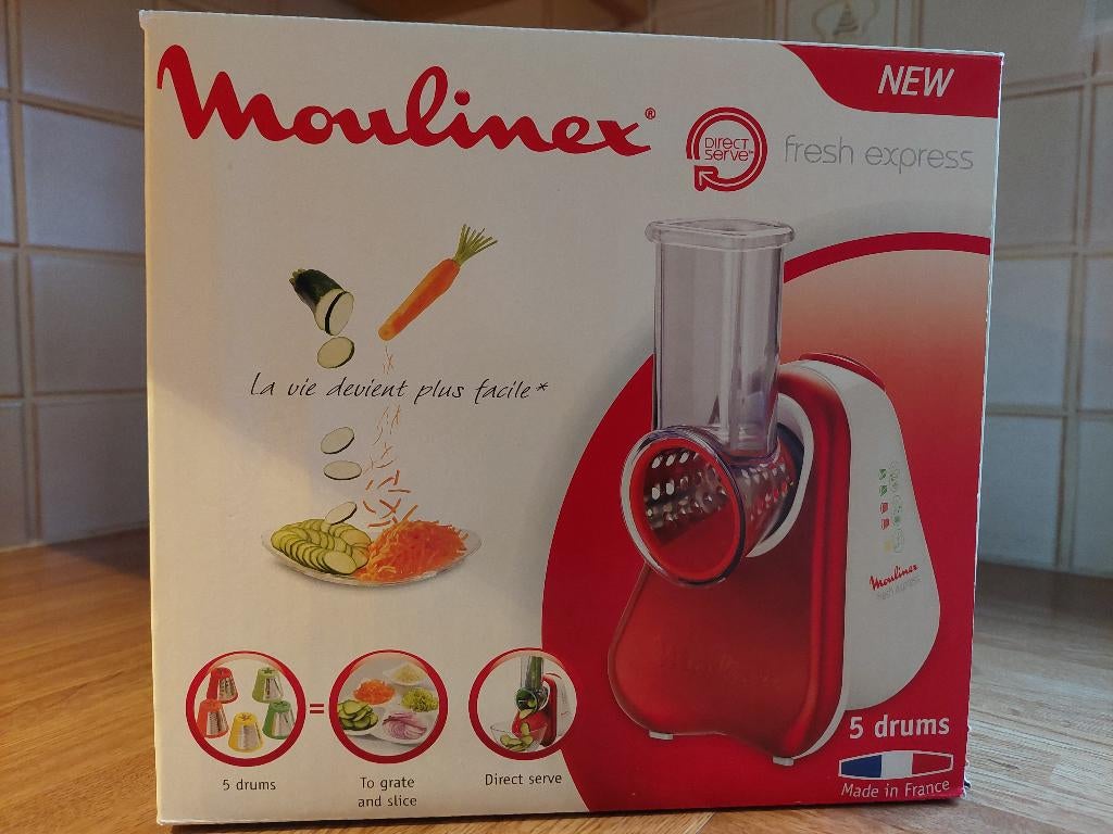 Moulinex - découpeur/râpe multifonctions - 5 en 1, Electroménager, Mélangeurs de cuisine, Neuf, Enlèvement ou Envoi