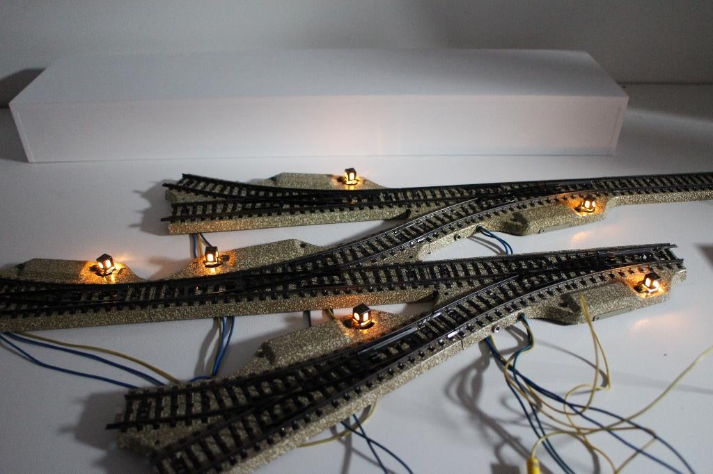 Märklin  1P 3601 MW (5117)  Wissel (3 paar), Hobby en Vrije tijd, Wisselstroom, Rails, Ophalen of Verzenden, Zo goed als nieuw