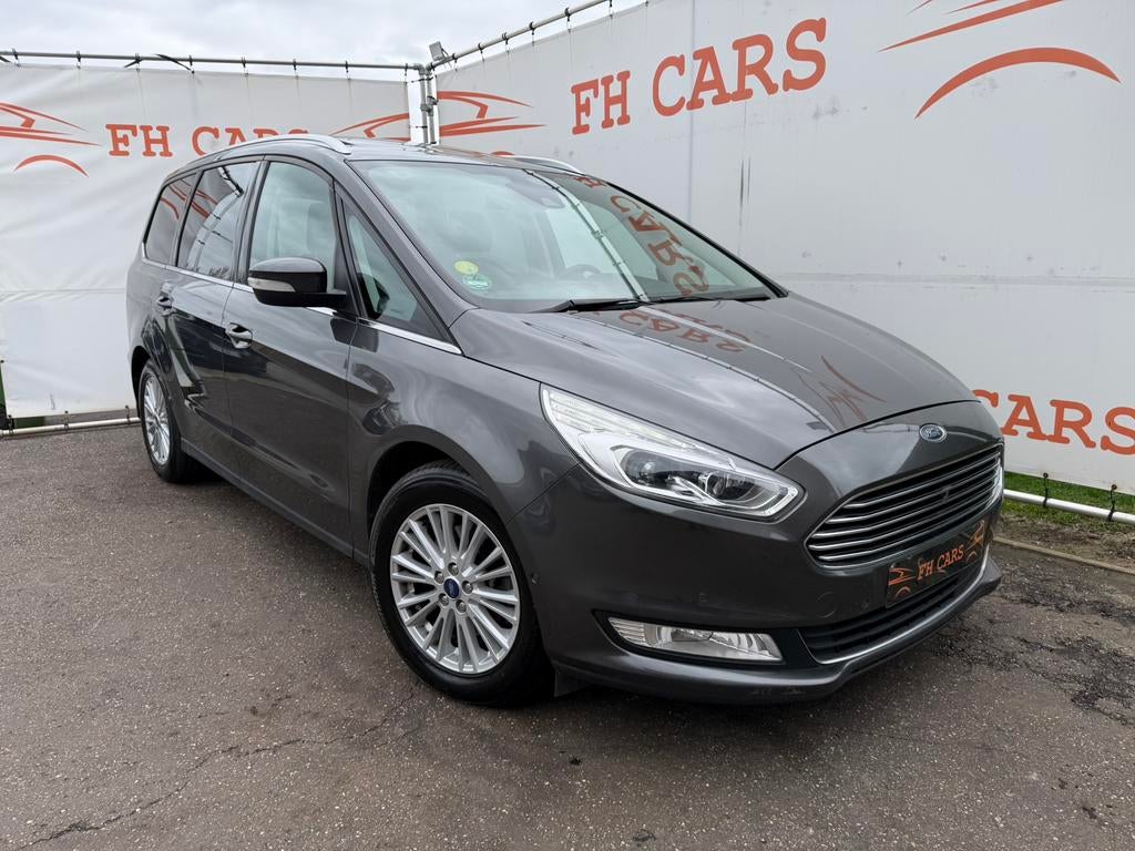 FORD GALAXY 2.0 TDCI TITANIUM *7 ZITPL*FULL FULL OPTION*EUR6, Autos, Ford, Cuir, Argent ou Gris, Achat, Entreprise