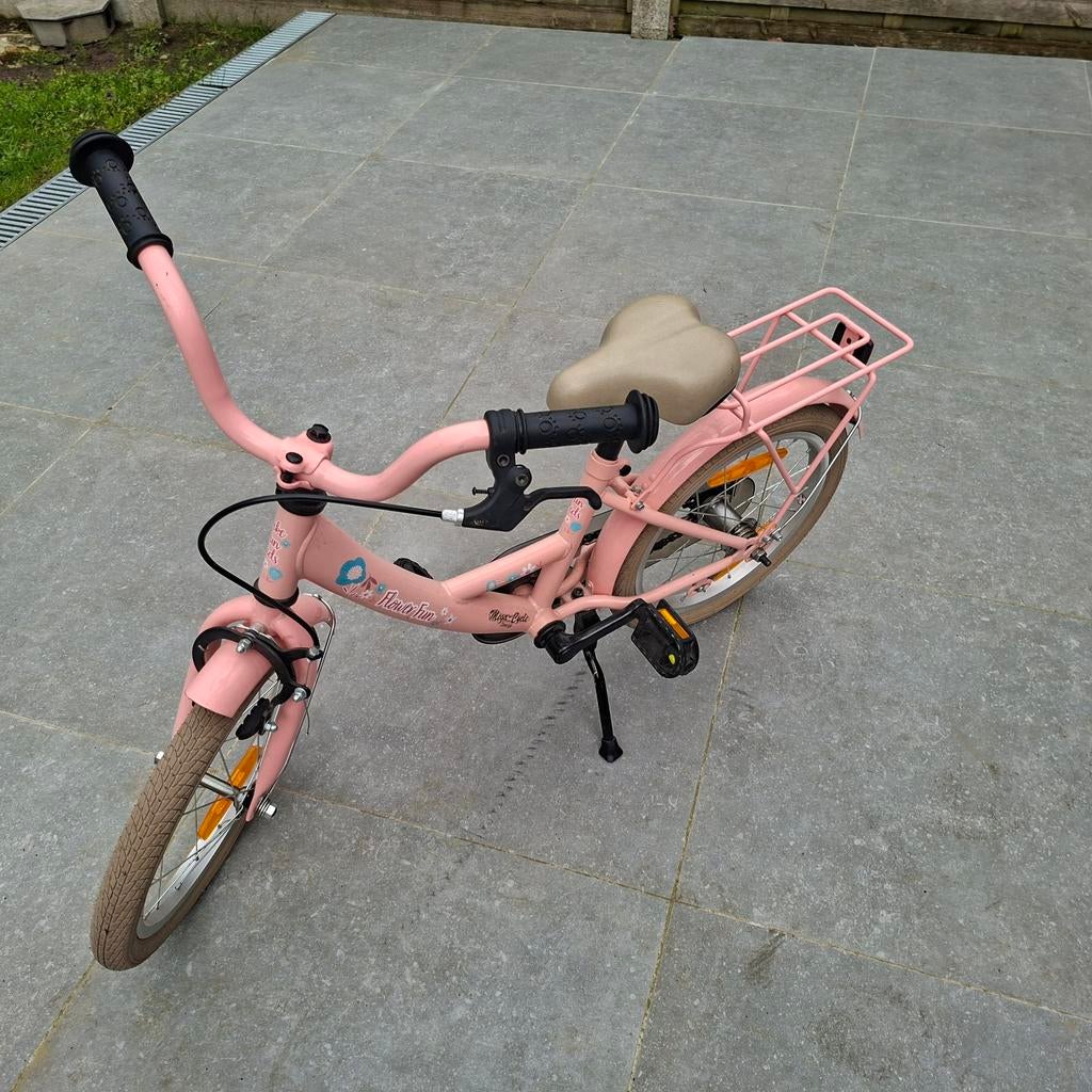 Vélo rose pour fille de 6 à 8 ans, Vélos & Vélomoteurs, Enlèvement, Utilisé