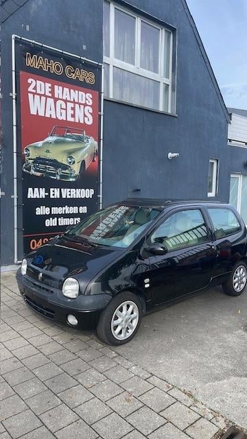 Renault Twingo 1.2 Benzine Euro4 Panoramisch Dak Mag In LEZ, Auto's, Renault, Twingo, Zwart, Leder, Bedrijf