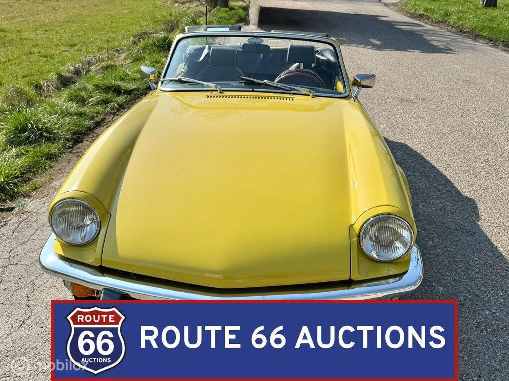 Triumph Spitfire Mk4 | 1975 | Route 66 Auctions, Auto's, Triumph, Zwart, Bedrijf, Handgeschakeld