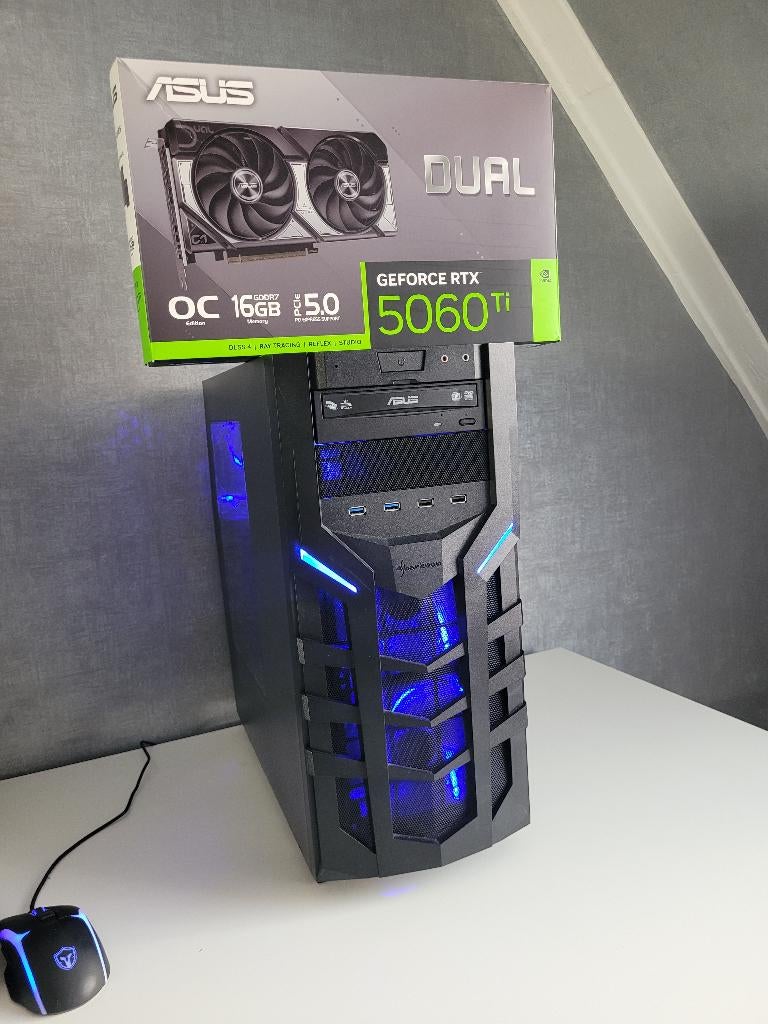 Gaming Pc - Ryzen 5 5600X - RTX 5060 Ti 16 GB ... ... ..., Computers en Software, Desktop Pc's, Ophalen, 32 GB, Virtual Reality