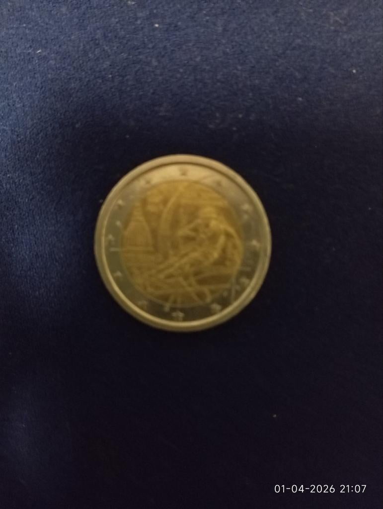 Italië Olympische spelen Torino 2006, Postzegels en Munten, Ophalen, Italië, 2 euro