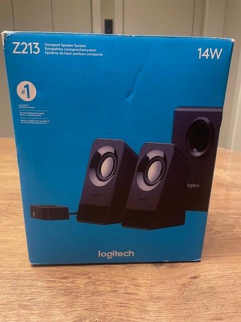 Logitech Z213 speakers met subwoofer – als nieuw, Computers en Software, Pc speakers, Ophalen of Verzenden, Nieuw, Overige typen