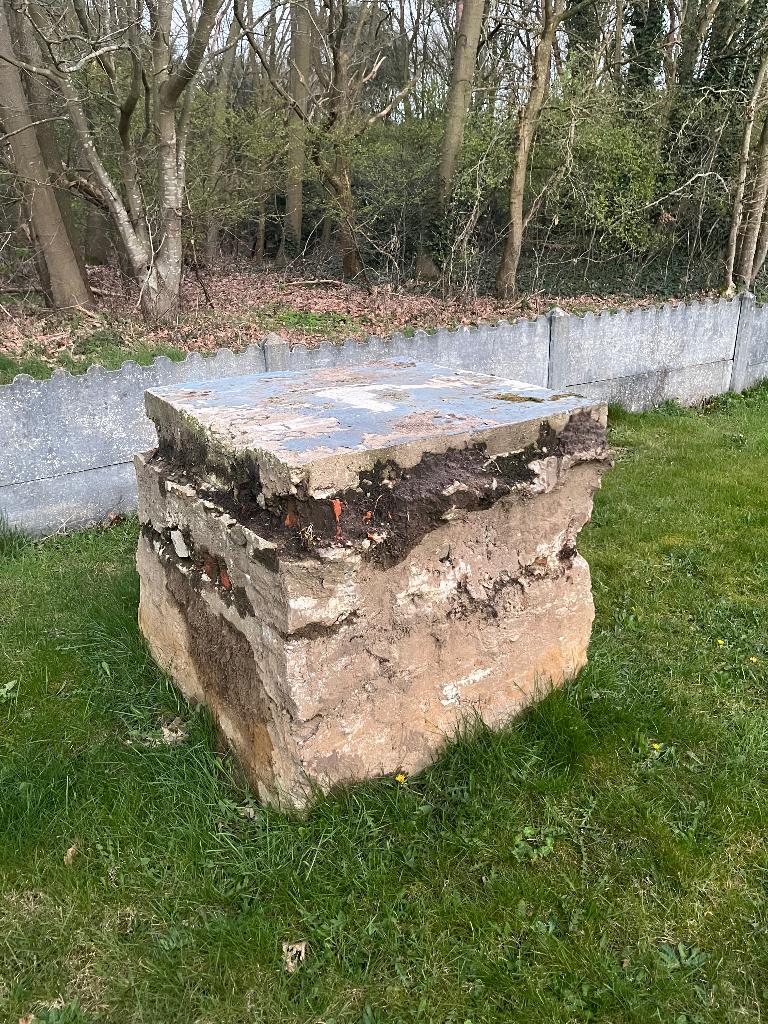 Betonblok, Doe-het-zelf en Bouw, Metselstenen, Ophalen, Gebruikt, Beton