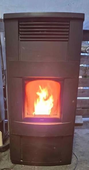 pelletkachel MCZ athos multiair 11.5 kw, Ophalen, Gebruikt, Overige brandstoffen, Pelletkachel