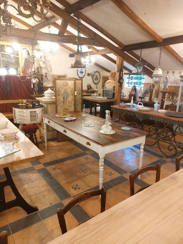 oude landelijke eettafel, Ophalen