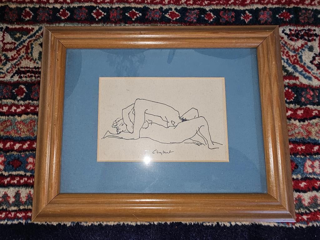 Dessin érotique du groupe Constant Nieuwenhuijs Cobra, Enlèvement