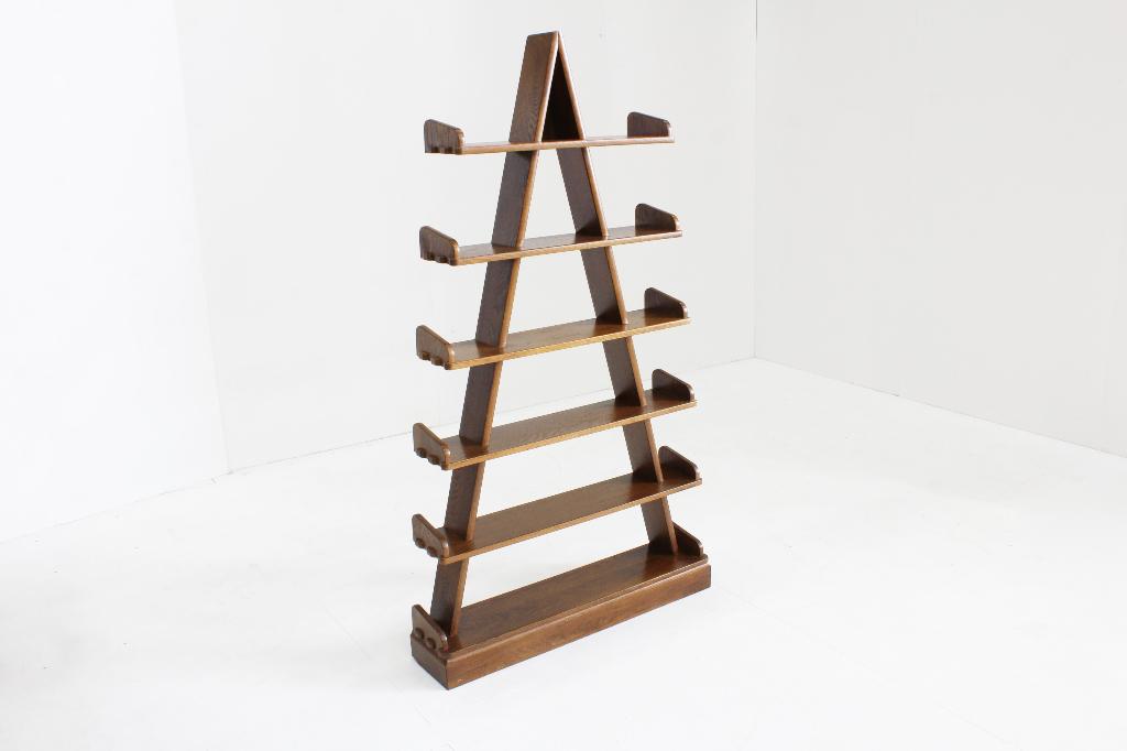 Vintage brutalist piramide boeken kast room divider, Ophalen of Verzenden