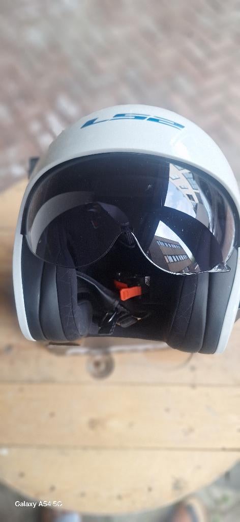 Casque jet LS2 Spitfire 2 blanc Taille L, Autres marques, Femmes, Enlèvement ou Envoi, Casque jet