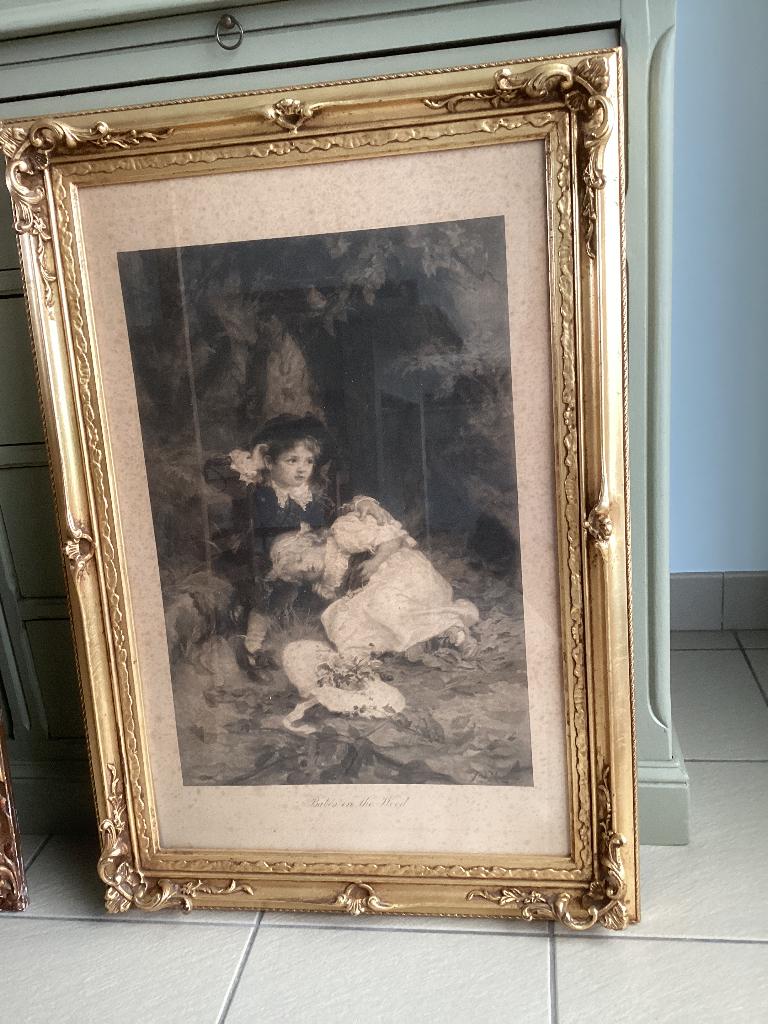 Litho Babes in Wood van Fred Morgan door CW Faulkner & Co Lo, Ophalen