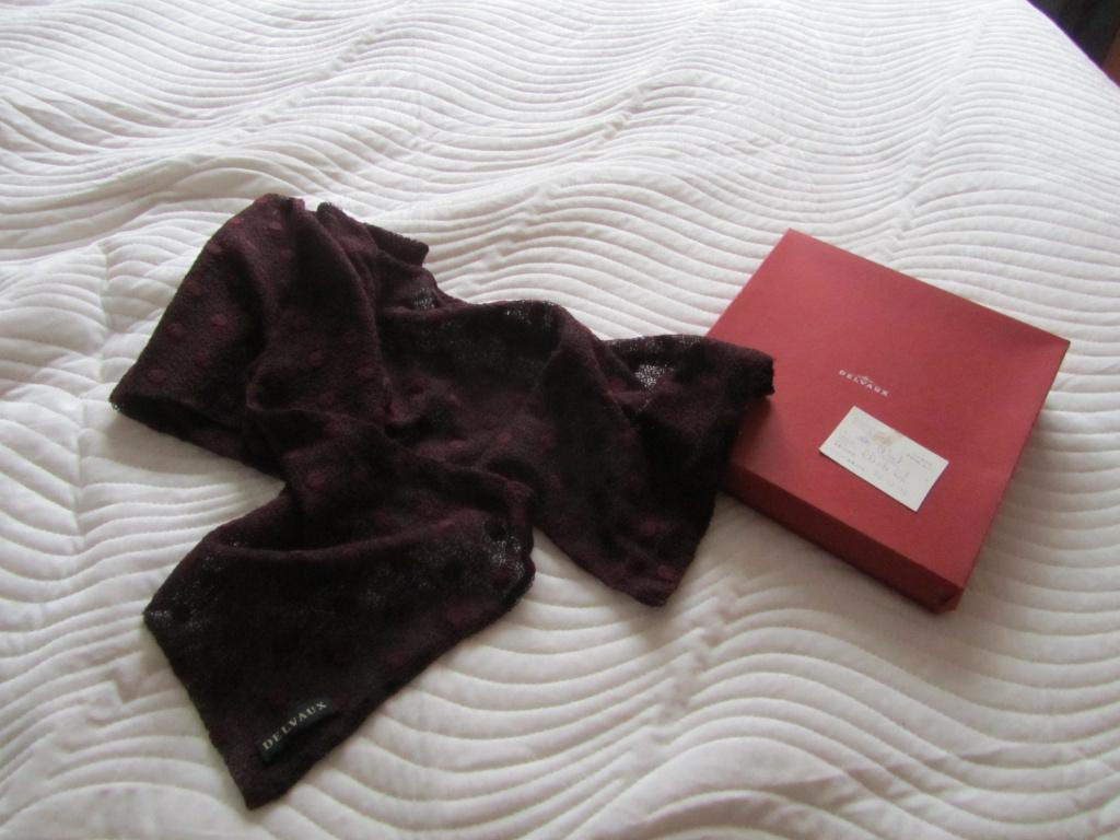 DELVAUX Etole foulard bordeaux CLE DE SOL siglé, Bijoux, Sacs & Beauté, Sacs | Sacs Femme, Envoi