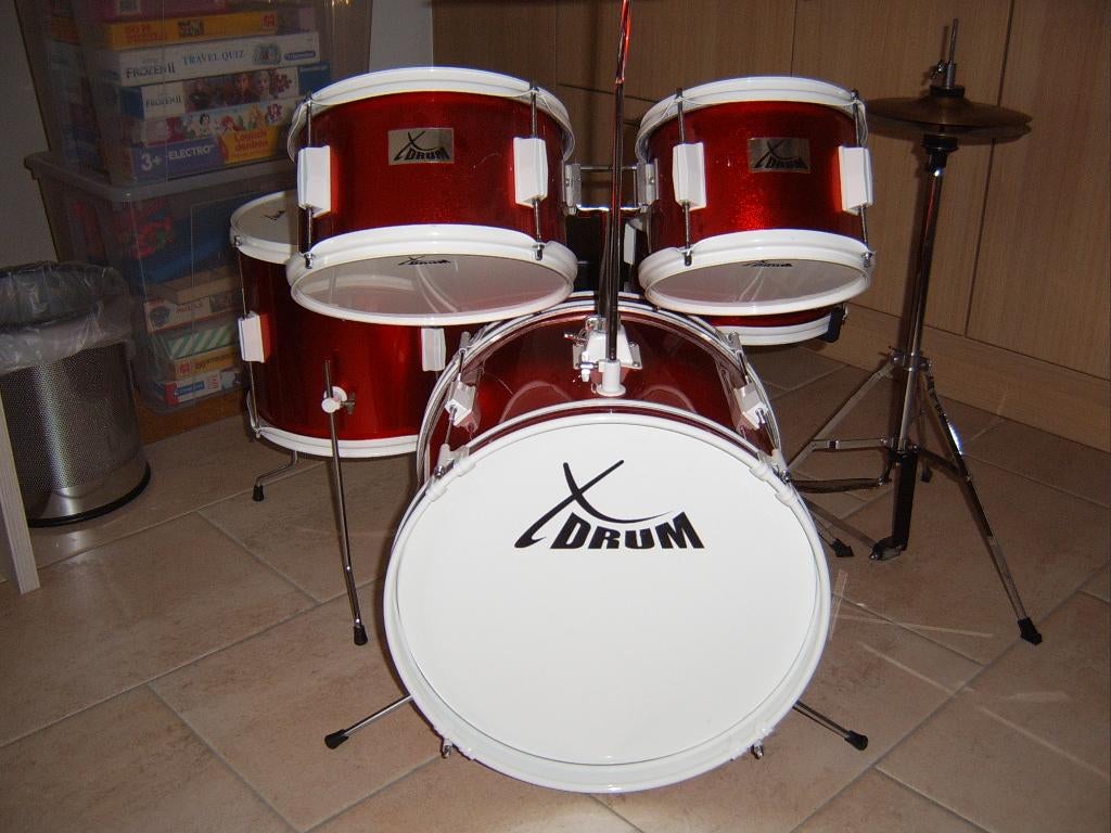 Kinderdrumstel, Ophalen, Zo goed als nieuw