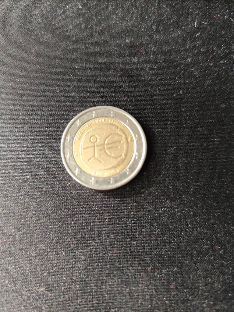 2 euro stickman, Ophalen, 2 euro, België, Losse munt