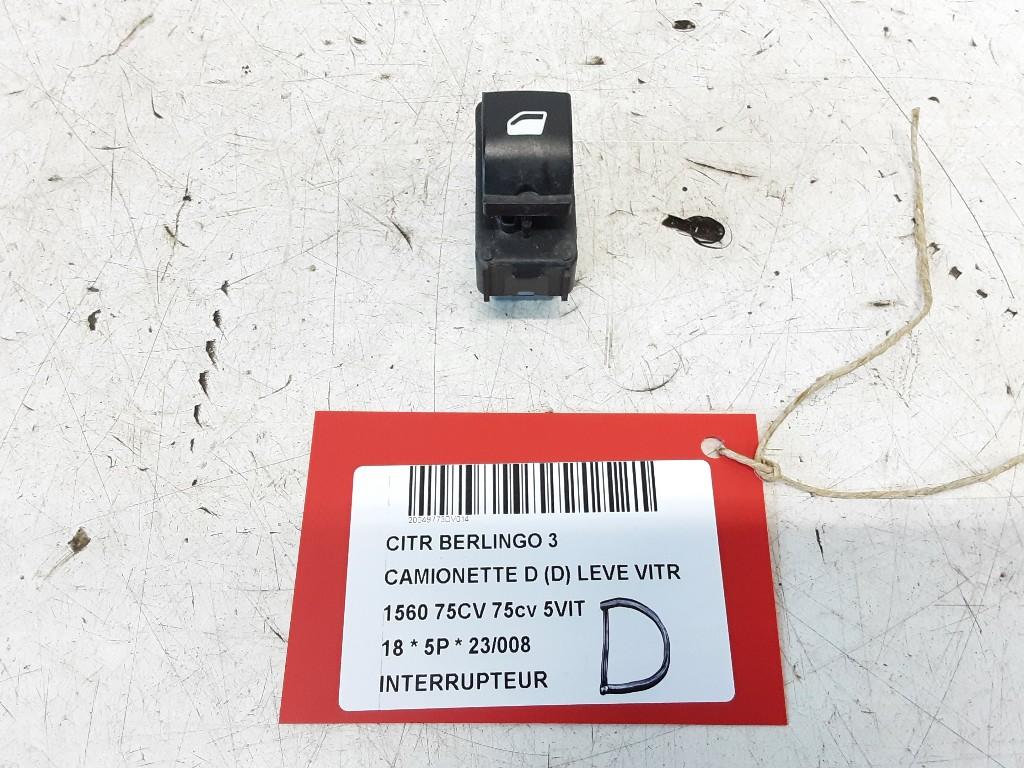 COMMUTATEUR Citroën Berlingo (01-2008/04-2021) (98016307ZD), Citroën, Mevr. I. Hauben, Utilisé, Rue de l'Espoir 34 34
4030  GRIVEGNÉE, BE