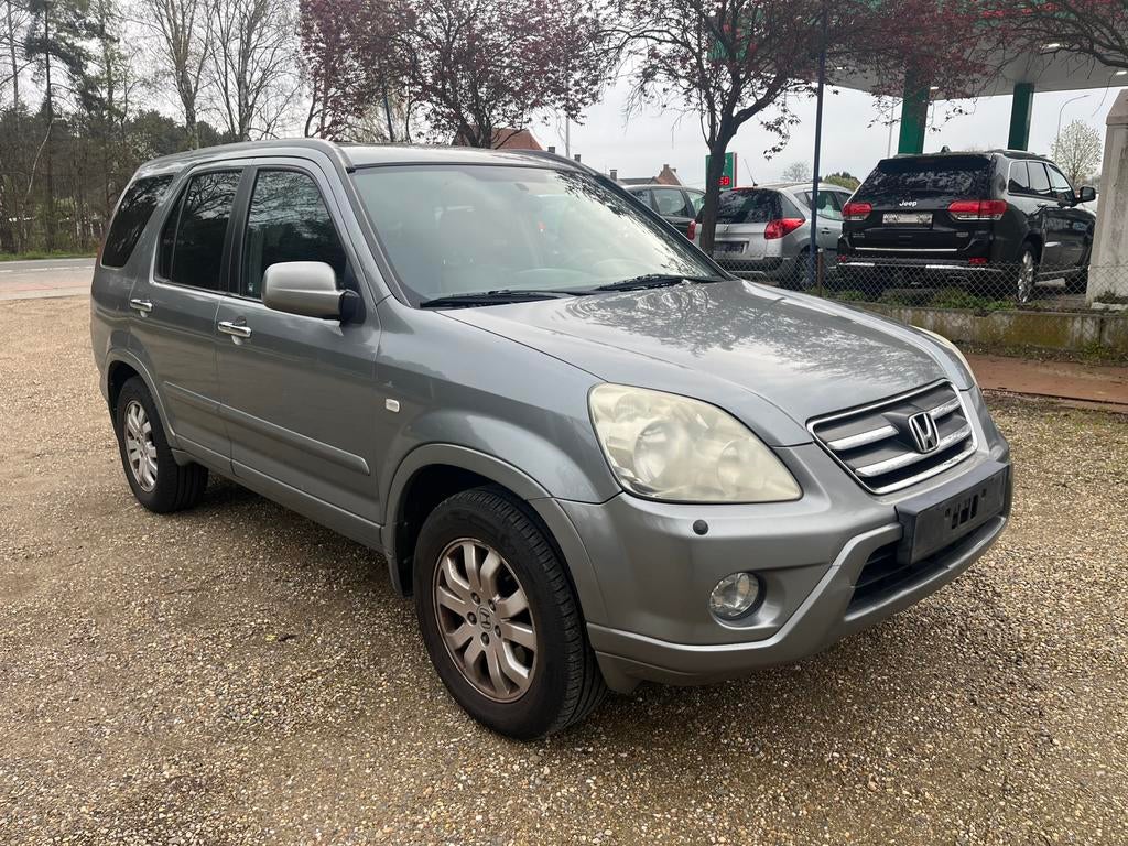 Honda CR-V  2.2D   4x4. 2006  euro 4, Auto's, Honda, 177 g/km, Zwart, Elektrische ramen, Leder