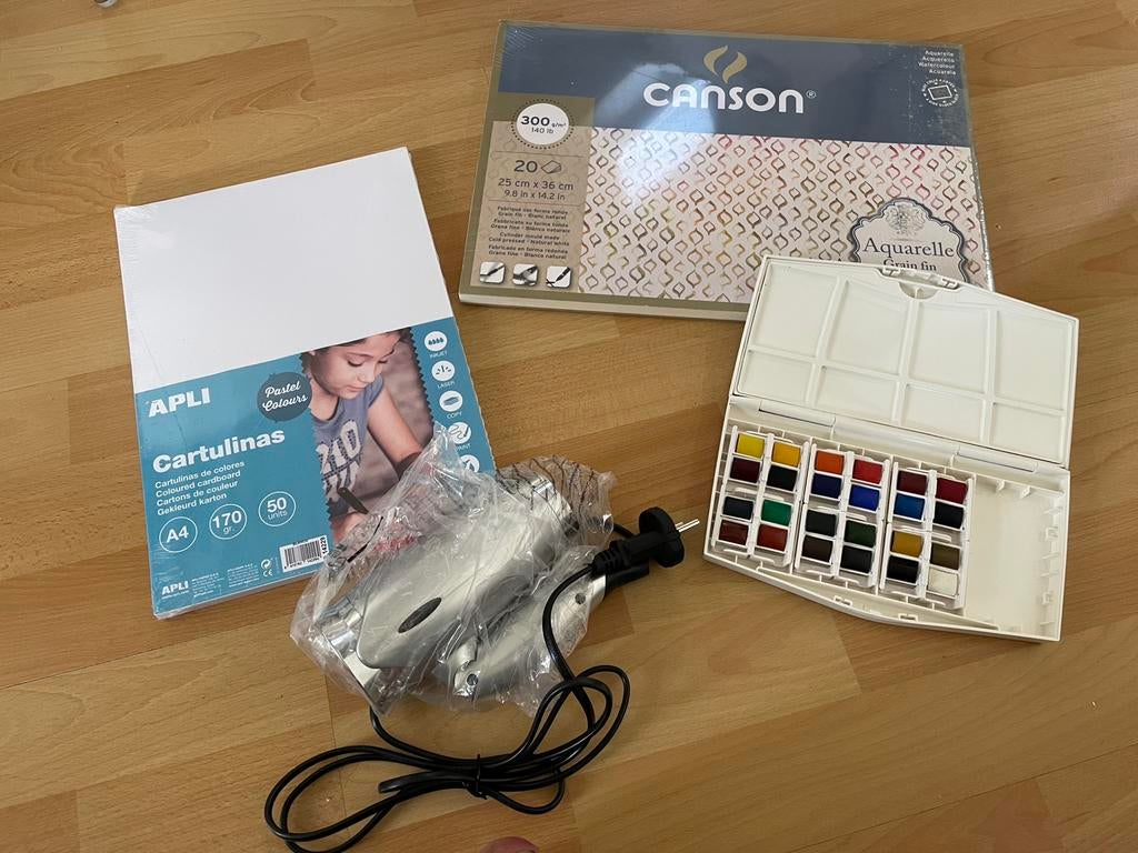 Kit complet Aquarelles - Neuf!, Enlèvement, Comme neuf