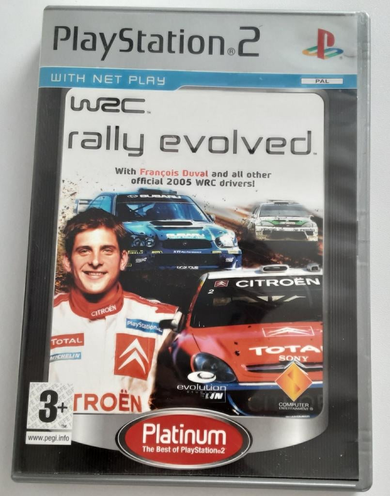 WRC Rally Evolved with François Duval PS2, Consoles de jeu & Jeux vidéo, Enlèvement ou Envoi, Utilisé, Course et Pilotage