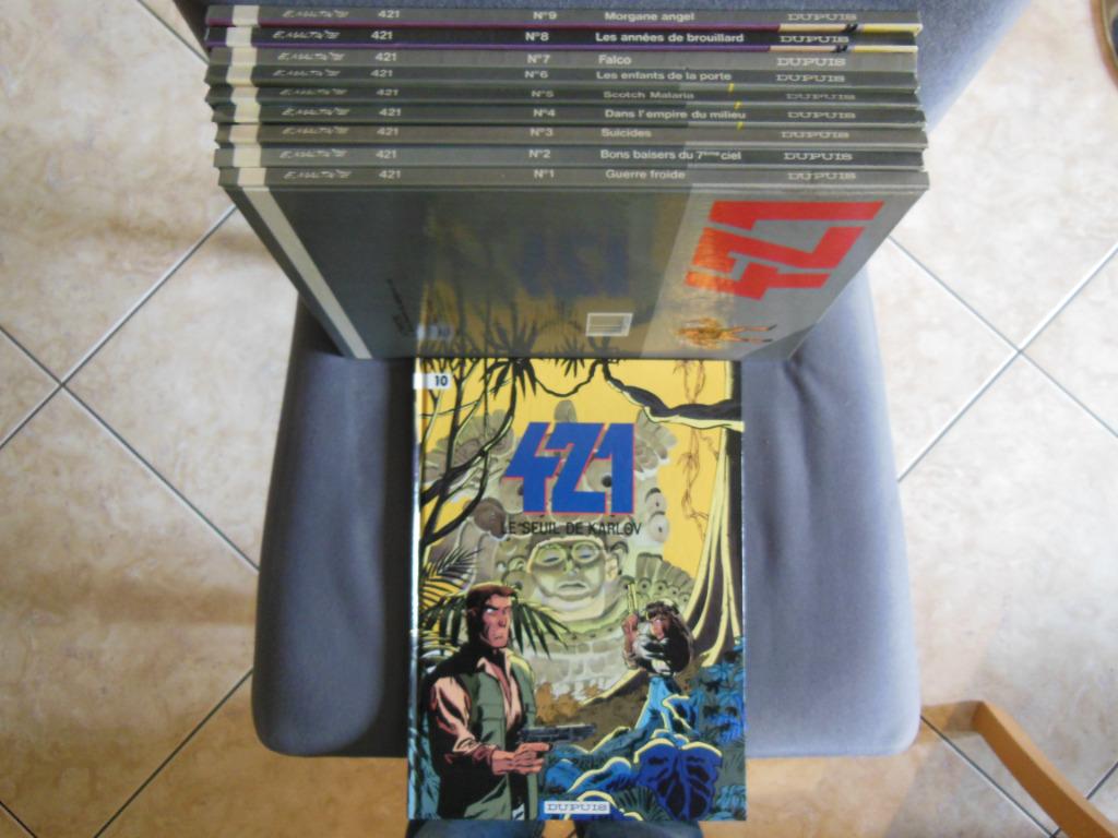 Lot BD 421 1 à 10 Toutes en EO, Livres, Enlèvement ou Envoi, Utilisé