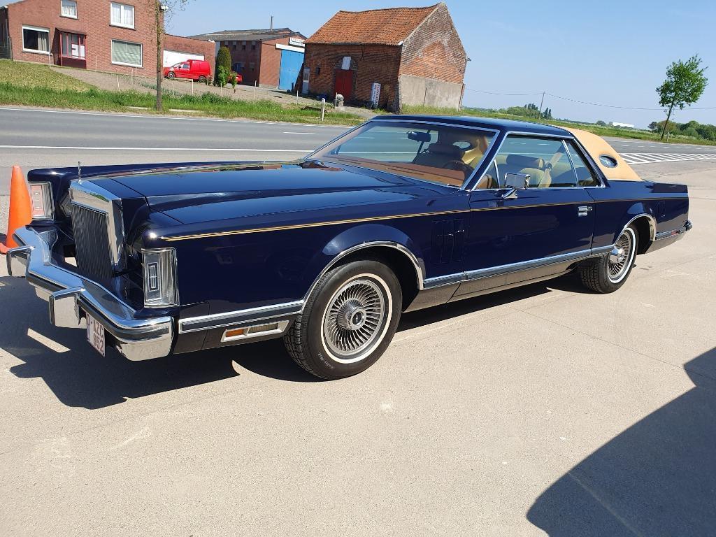 Lincoln Mark V Bill Blass, Automaat, 6600 cc, Beige, Blauw