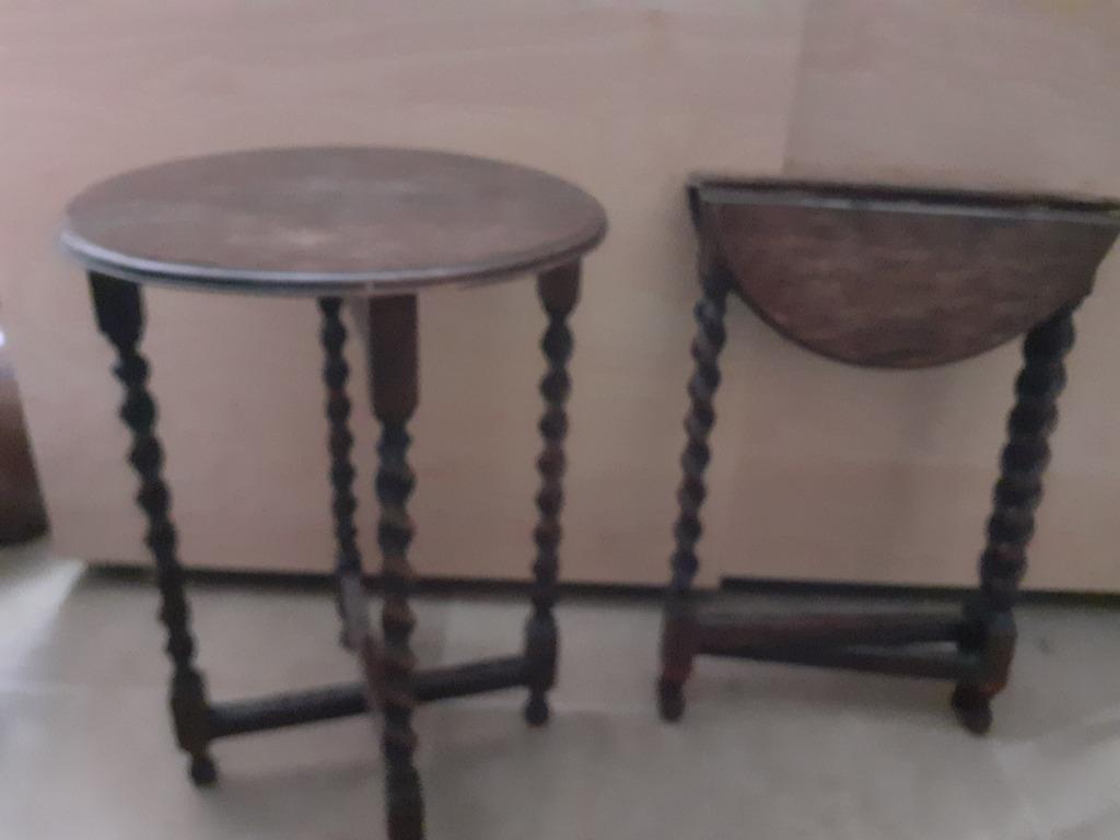 Une paire de table d'appoint anglaise, Antiquités & Art, Enlèvement