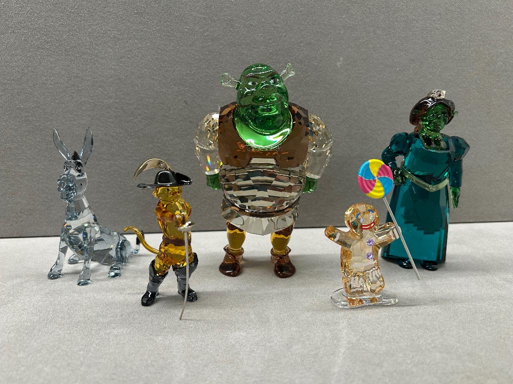 Swarovski Disney 2026 Shrek Serie Compleet, Enlèvement ou Envoi, Neuf, Figurine