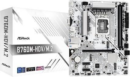 ASROCK | B760M-HDV/M.2 DDR5 | GRATIS LEVERING, Computers en Software, Moederborden, ASROCK, -, Verzenden, -