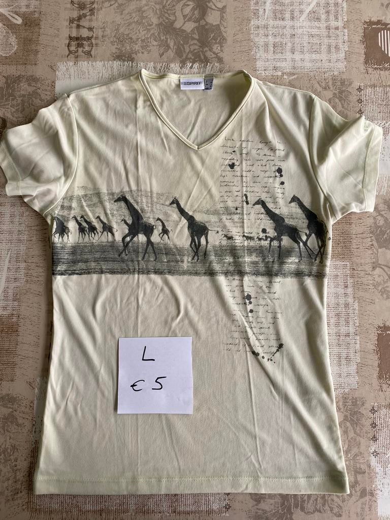 Tshirt giraffen, Ophalen