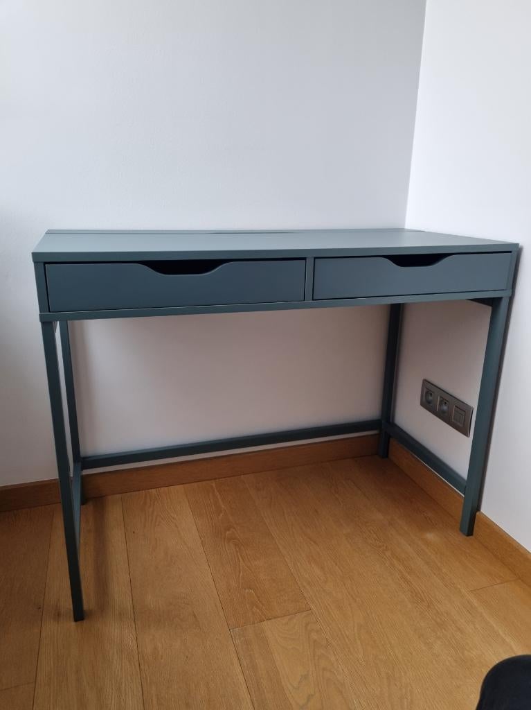Blauw-grijs bureau van 100x48cm uit de reeks Alex van Ikea, Huis en Inrichting, Bureaus, Nieuw, Ophalen