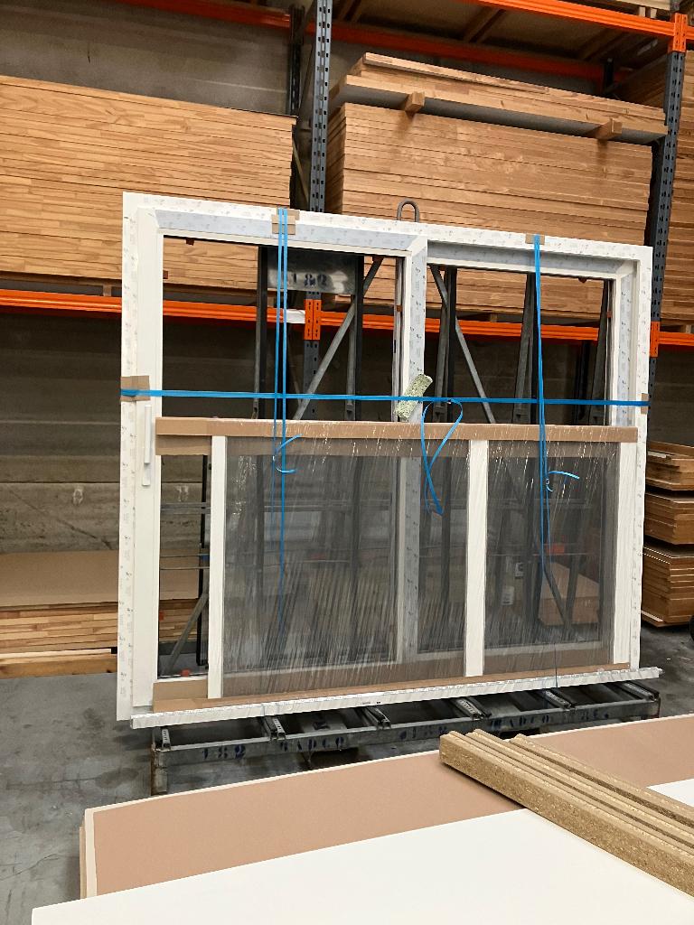 Pvc raam, Ophalen, Kunststof, 225 cm of meer, Nieuw