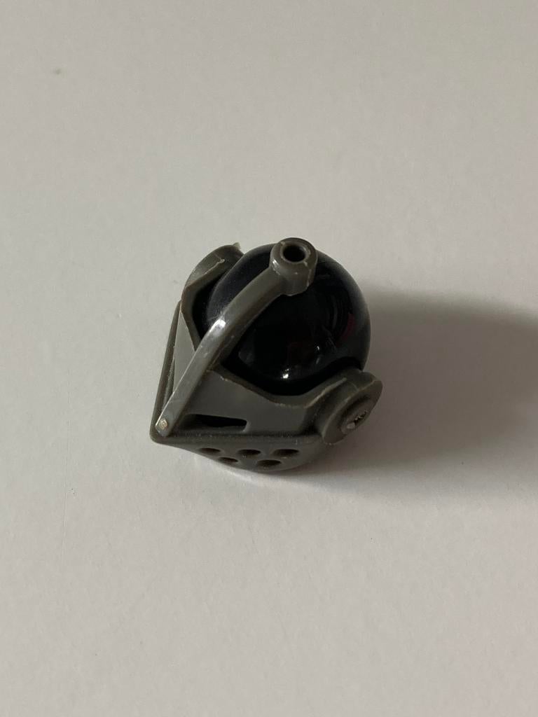 Lego dark grey visor zwarte helm, Verzenden, Zo goed als nieuw, Losse stenen, Lego