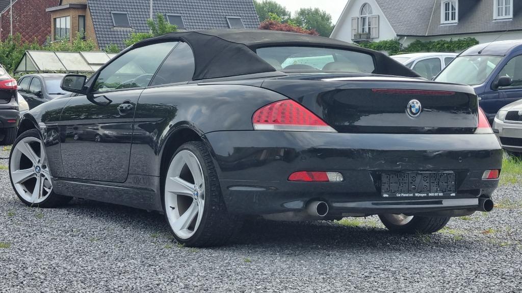 BMW 630 - Cabrio-3,0 Benz-2005, Auto's, BMW, Automaat, Cabriolet, Leder, Bedrijf