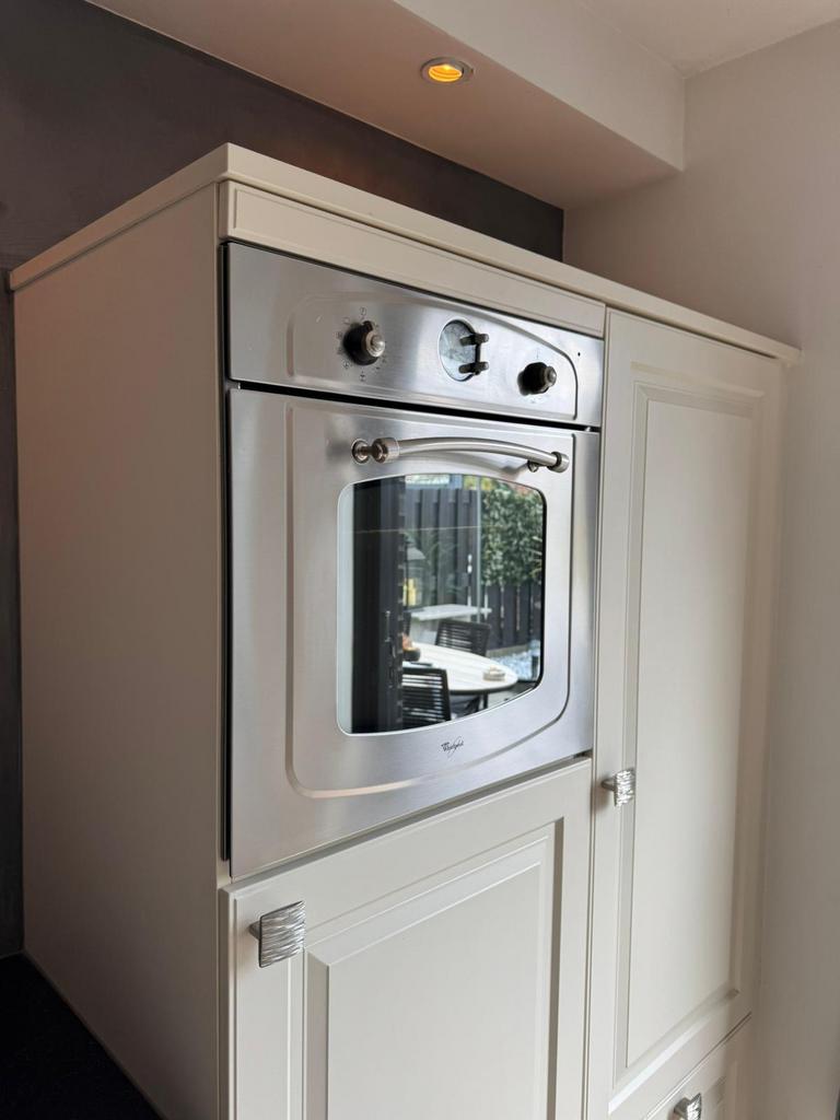 Mooie Landelijke Hoekkeuken + Apparatuur + GEDEMONTEERD, Huis en Inrichting, Keuken | Complete keukens, Ophalen of Verzenden, Composiet