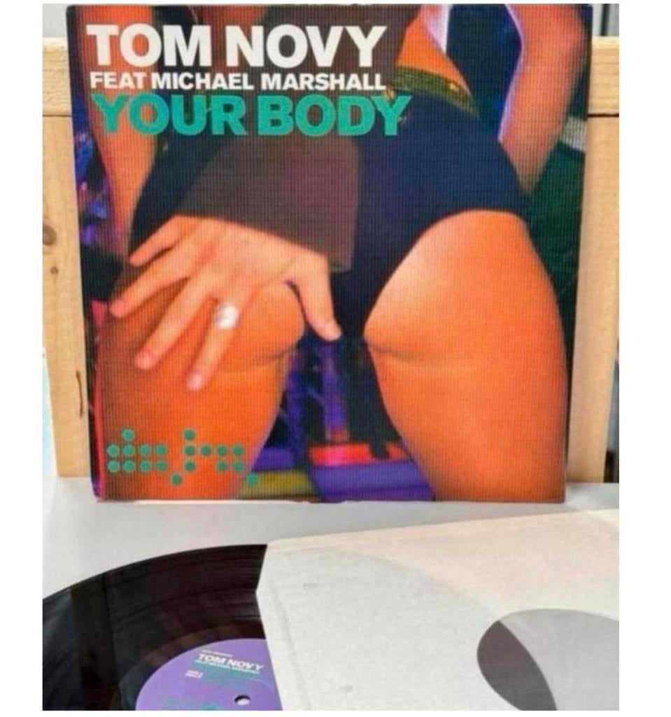TOM NOVY feat MICHAEL marshall - Your Body Vinyl LP 3-track, Cd's en Dvd's, Vinyl | Dance en House, Zo goed als nieuw, 12 inch