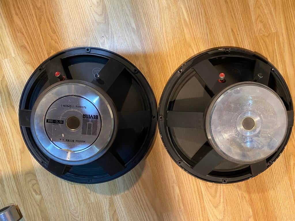 Beyma 15 G 300 speakers, TV, Hi-fi & Vidéo, Enlèvement ou Envoi, Utilisé