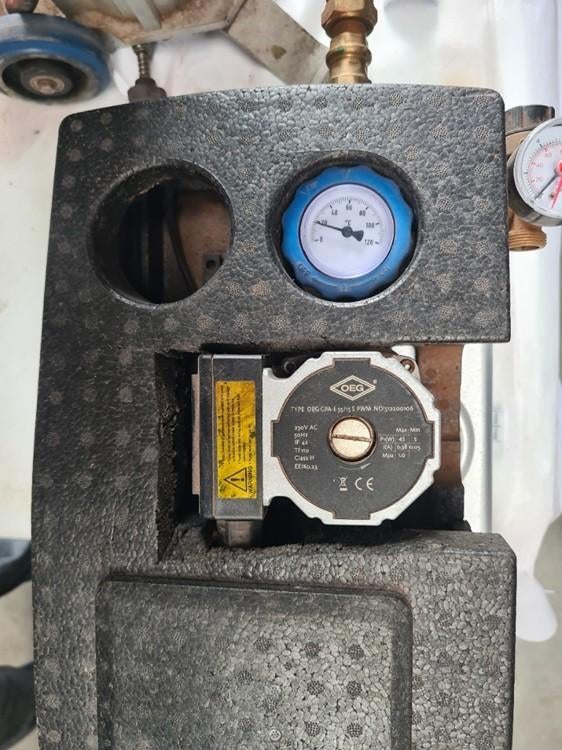 Pompgroep met Wilo pomp en mengmodule, Doe-het-zelf en Bouw, Verwarming en Radiatoren, Gebruikt, Overige typen, Ophalen of Verzenden