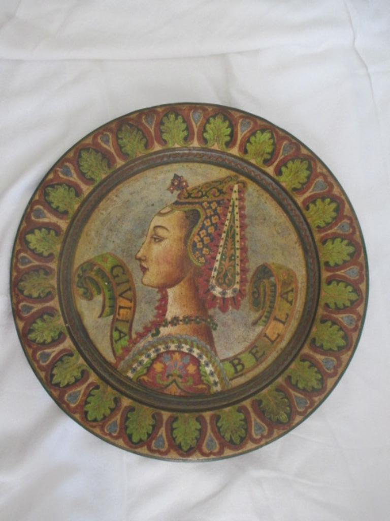 Montopoli - Sgraffito bord - 45 cm, Antiek en Kunst, Ophalen