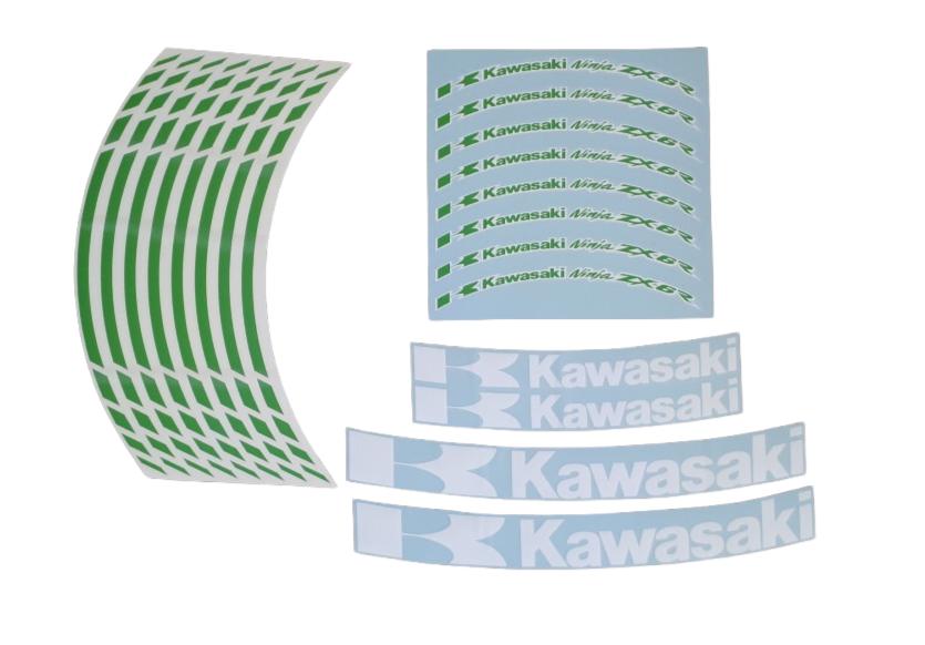 Wheel striping rimstriping velgstriping Kawasaki ZX-6R Ninja, Motoren, Ophalen of Verzenden, Nieuw