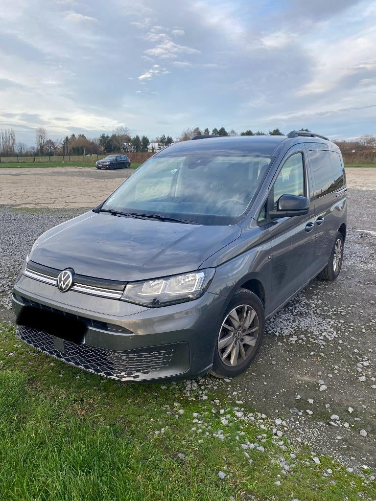 Volkswagen Caddy DSG7 2.0 TDI 122CV (Sous garantie 06/26), Auto's, Caddy Combi, Start-stop-systeem, Particulier, Zilver of Grijs