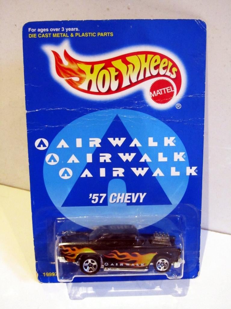 1957 Chevy Bel Air Sport Coupe "AIRWALK” Hot Wheels (1997), Ophalen of Verzenden, Zo goed als nieuw, Auto