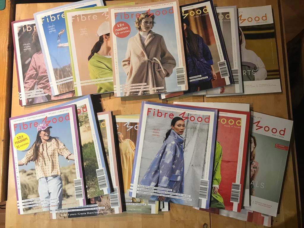 Fibre Mood Naaimagazines met patronen, Ophalen, Zo goed als nieuw