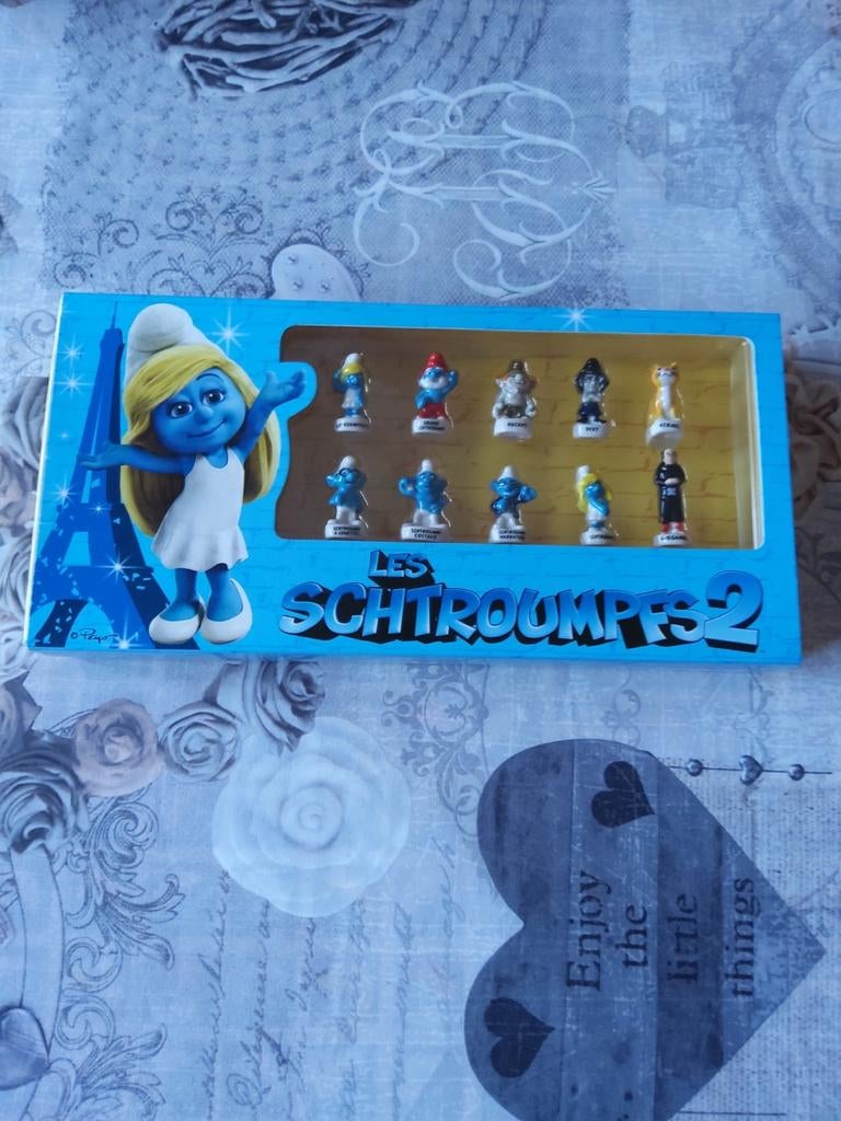 Coffret de fèves Schtroumpfs, Collections, Enlèvement ou Envoi, Neuf, Autres types