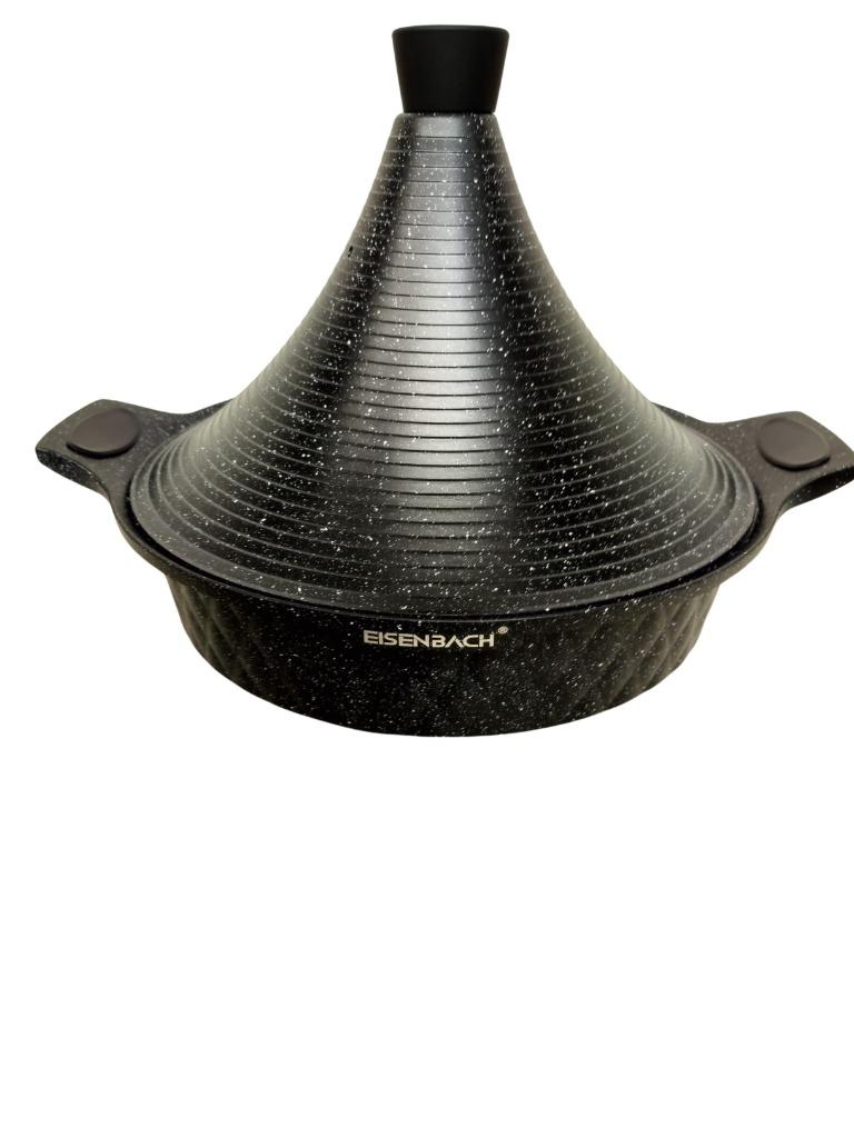 Eisenbach Tajine , shining black . 34 cm - inductie.Nieuw!!, Maison & Meubles, Cuisine | Casseroles & Poêles, Neuf, Autres types